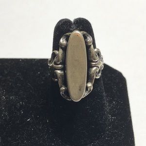 Beau sterling silver ring.